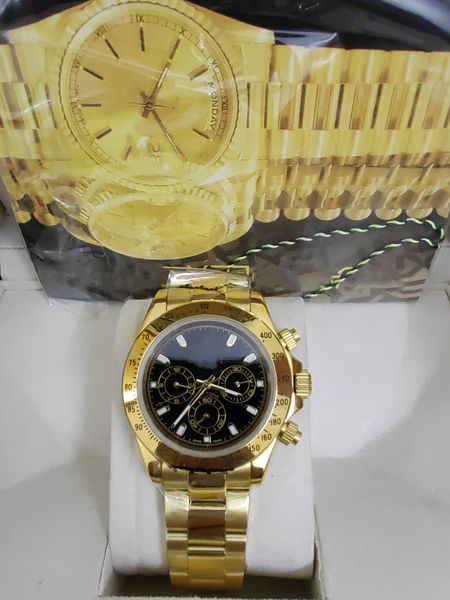 with original box high-quality watch 40mm 116503 116509 116519 116523 sapphire 18k yellow gold no chronograph mechanical automatic mens watc, Slivery;brown
with original box high-quality watch 40mm 116503 116509 116519 116523 sapphire 18k yellow gold no chronograph mechanical automatic mens watc, Slivery;brown