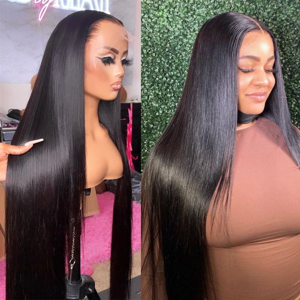 13x4 13x6 human hair lace frontal wig 4x4 closure wigs brazilian 30 32 inch straight 360 full lace human hair wig pre plucked, Black;brown
13x4 13x6 human hair lace frontal wig 4x4 closure wigs brazilian 30 32 inch straight 360 full lace human hair wig pre plucked, Black;brown