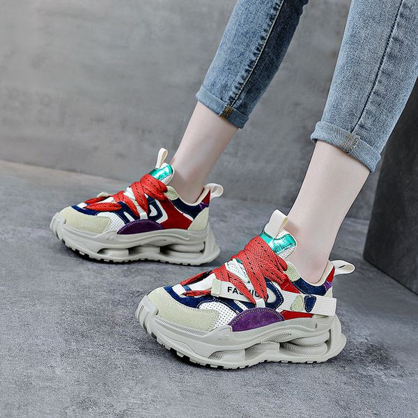 genuine leather color matching single shoes 2023 spring and autumn new layer cowhide dad's roller shoes women's thick soles elevat
genuine leather color matching single shoes 2023 spring and autumn new layer cowhide dad's roller shoes women's thick soles elevat