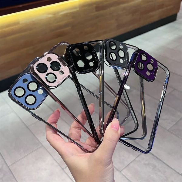 fashion lens flip bracket phone case for iphone 14 promax 14 13 pro max 13 plating transparent armor protection shockproof cover
fashion lens flip bracket phone case for iphone 14 promax 14 13 pro max 13 plating transparent armor protection shockproof cover