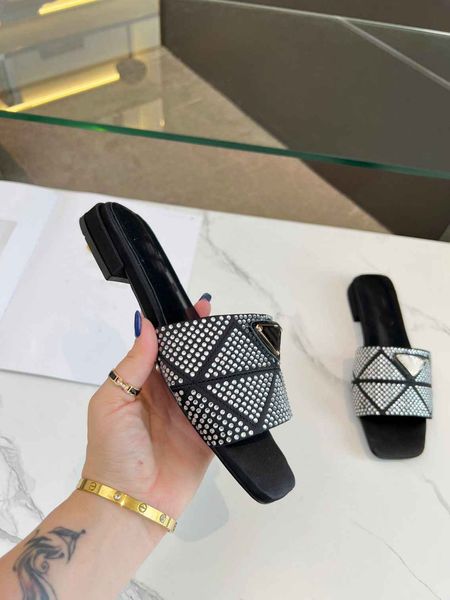 designer slippers sandals fashion summer luxury brand prad women's flip-flops white true triangle leather outdoor casual shoes women�, Black
designer slippers sandals fashion summer luxury brand prad women's flip-flops white true triangle leather outdoor casual shoes women�, Black