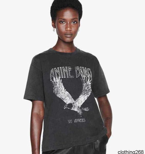 2023 a bing niche eagle print t shirt fried snowflake color washing designer tee women black short-sleeved t-shirt polos breathable, White
2023 a bing niche eagle print t shirt fried snowflake color washing designer tee women black short-sleeved t-shirt polos breathable, White