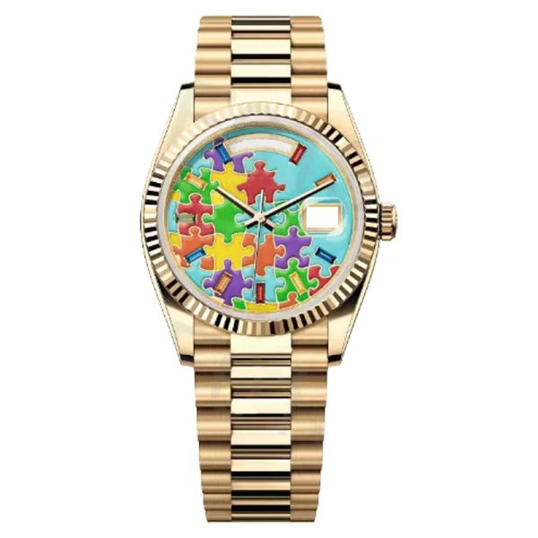 mens watches designer puzzle watches 2813 date automatic mechanical 41mm stainless steel waterproof 36mm womens classic movement wristwatch, Slivery;brown
mens watches designer puzzle watches 2813 date automatic mechanical 41mm stainless steel waterproof 36mm womens classic movement wristwatch, Slivery;brown
