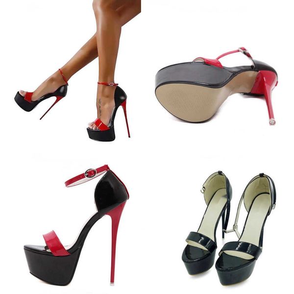 summer sandals size 34-46 women platform fetish stiletto high heels shoes wedding party buckle strap ladies pumps 230511, Black
summer sandals size 34-46 women platform fetish stiletto high heels shoes wedding party buckle strap ladies pumps 230511, Black