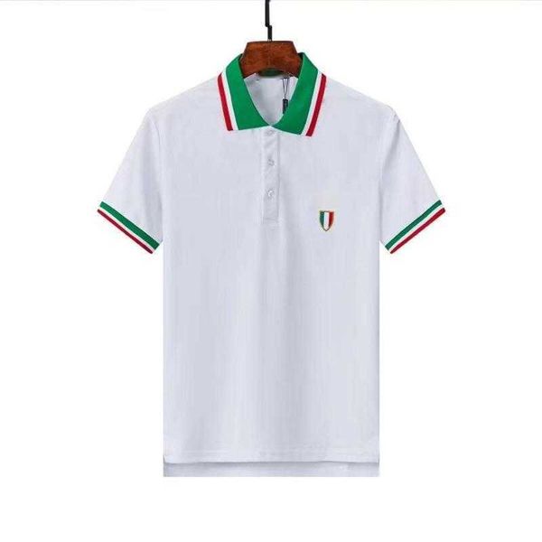 luxury brand men's polo shirt designer mens clothing embroidery football t shirt short sleeve tshirt cotton breathable sweatshirt, White;black
luxury brand men's polo shirt designer mens clothing embroidery football t shirt short sleeve tshirt cotton breathable sweatshirt, White;black