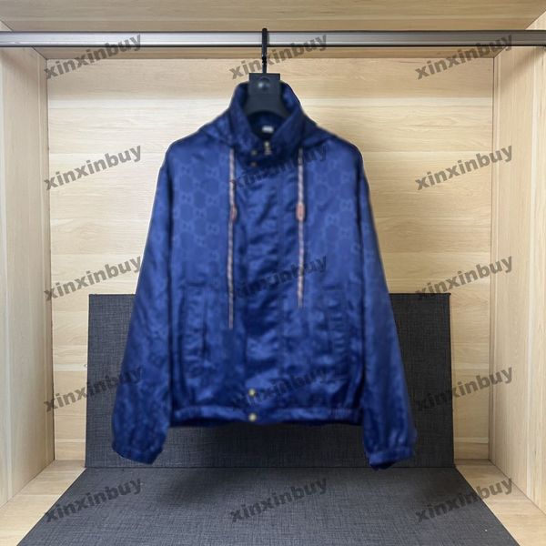 xinxinbuy men designer coat jacket paris double letter jacquard ribbon long sleeve women blue black white s-2xl, Black;brown
xinxinbuy men designer coat jacket paris double letter jacquard ribbon long sleeve women blue black white s-2xl, Black;brown