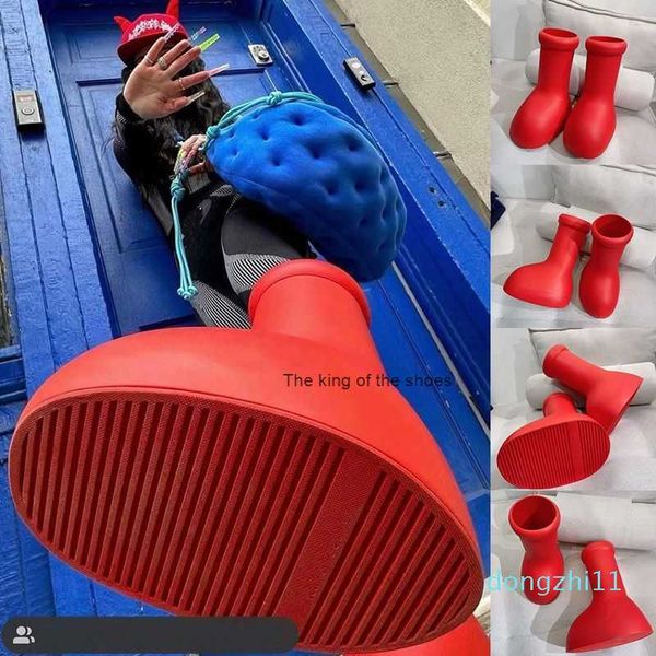 mschf big red boots for mens womens fashion tt exaggerate oversized designer boot thick bottom rubber platform outdoor shoes booties 2023, Black 
mschf big red boots for mens womens fashion tt exaggerate oversized designer boot thick bottom rubber platform outdoor shoes booties 2023, Black