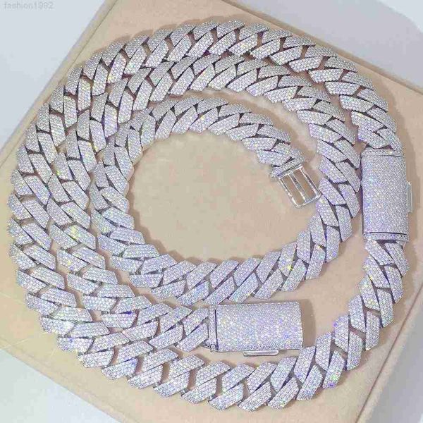 popular jewelry hip hop 925 18k gold plated diamonds heavy chain miami mens 18mm cuban link chain, Silver
popular jewelry hip hop 925 18k gold plated diamonds heavy chain miami mens 18mm cuban link chain, Silver