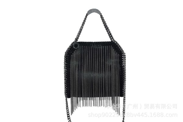 women's bag advanced tassel bag chain strap handheld crossbody large capacity black small bag
women's bag advanced tassel bag chain strap handheld crossbody large capacity black small bag