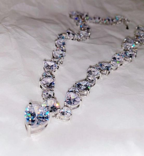 heart simulated diamond cz necklace white gold filled party wedding chain necklace for women men gemstones jewelry gift1387750, Silver
heart simulated diamond cz necklace white gold filled party wedding chain necklace for women men gemstones jewelry gift1387750, Silver