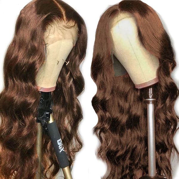 chocolate brown 13x4 lace front human hair wigs 360 full lace front wig for women straight highlight colored human wigs, Black;brown
chocolate brown 13x4 lace front human hair wigs 360 full lace front wig for women straight highlight colored human wigs, Black;brown