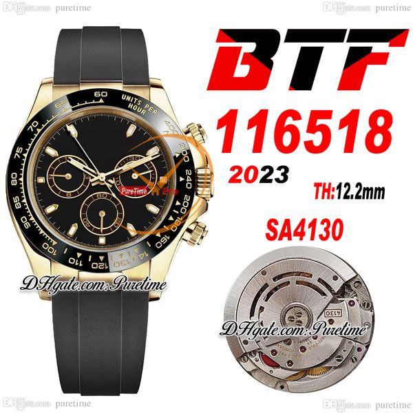 btf better sa4130 automatic chronograph mens watch 904l steel yellow gold ceramic bezel black stick dial oysterflex rubber super edition rel, Slivery;brown
btf better sa4130 automatic chronograph mens watch 904l steel yellow gold ceramic bezel black stick dial oysterflex rubber super edition rel, Slivery;brown