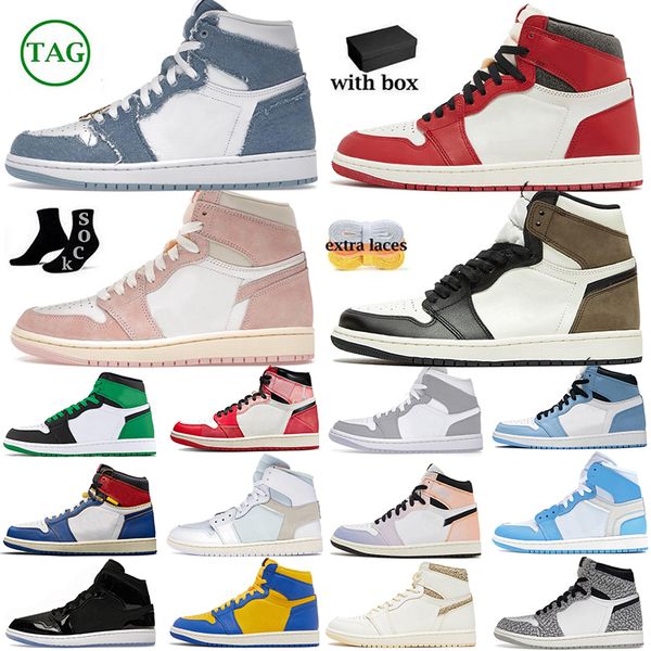 with box jordens1 mens basketball shoes retros jumpman 1 spider-verse 1s high og lost found washed pink lucky green travis dark mocha men sn
with box jordens1 mens basketball shoes retros jumpman 1 spider-verse 1s high og lost found washed pink lucky green travis dark mocha men sn