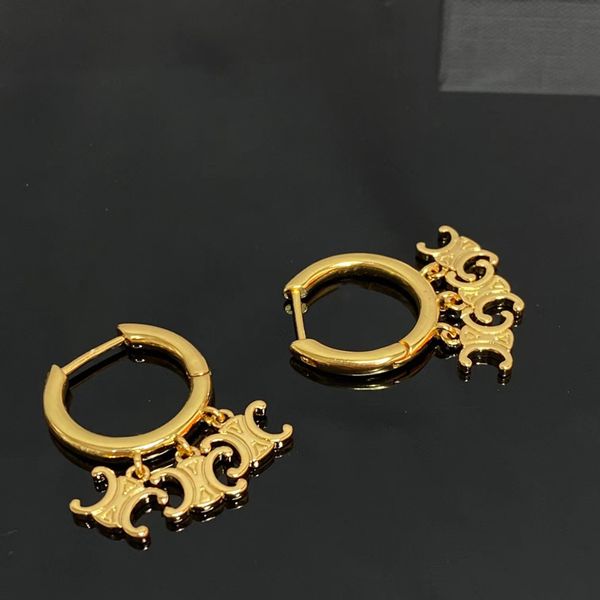 new designed triomphe arch pendant earrings in brass with gold shiny women ear hoops designer jewelry ce line90115, Golden;silver
new designed triomphe arch pendant earrings in brass with gold shiny women ear hoops designer jewelry ce line90115, Golden;silver