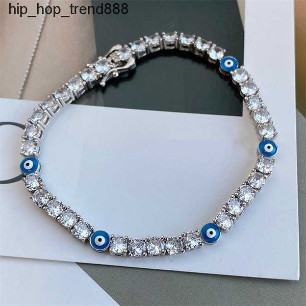 luxury 925 silver bracelet 4mm evil eye tennis women's designer jewelry moissanite valentine's day gift, Golden;silver
luxury 925 silver bracelet 4mm evil eye tennis women's designer jewelry moissanite valentine's day gift, Golden;silver