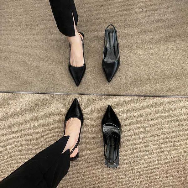 nxy sandals summer women's 2023 new large pointed back hollow shallow mouth baotou thin heels gold elegant high 230619, Black
nxy sandals summer women's 2023 new large pointed back hollow shallow mouth baotou thin heels gold elegant high 230619, Black