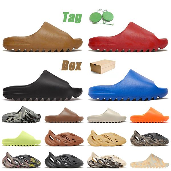 2023 with box kanyes designer slides flax onyx azure granite grey mx moon cream foam runner sandals sliders ochre clay red carbon mxt stone, Black
2023 with box kanyes designer slides flax onyx azure granite grey mx moon cream foam runner sandals sliders ochre clay red carbon mxt stone, Black