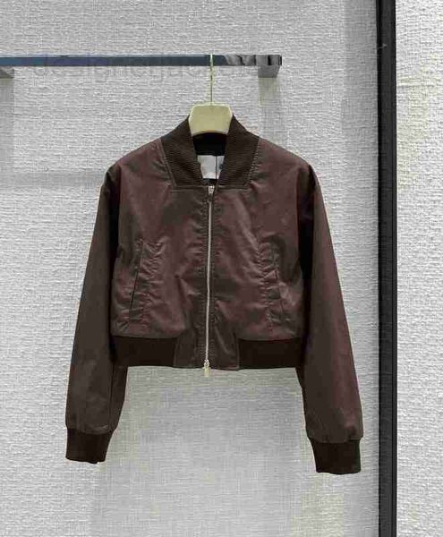 women's jackets designer milan runway 2023 new autumn stand collar long sleeve brand same style coats outerwear m62p, Black;brown
women's jackets designer milan runway 2023 new autumn stand collar long sleeve brand same style coats outerwear m62p, Black;brown