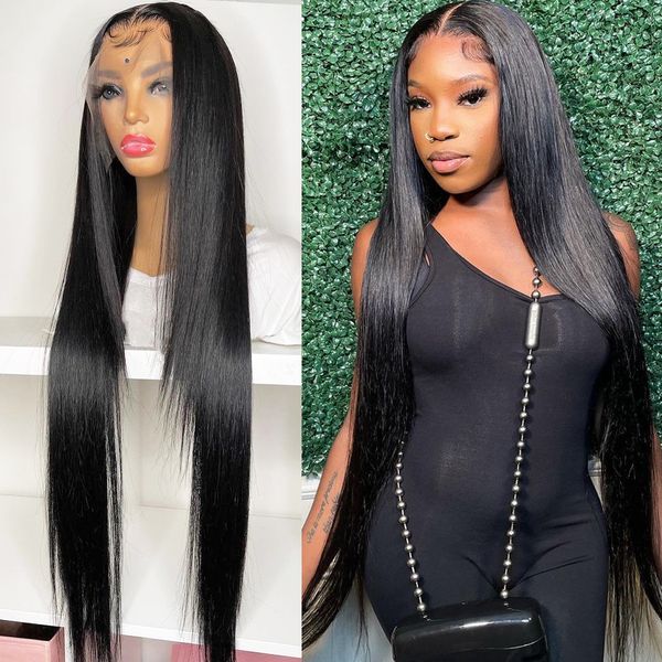 13x4 lace front human hair wigs black women 4x4 transparent straight human hair lace closure wig pre plucked with baby hair, Black;brown
13x4 lace front human hair wigs black women 4x4 transparent straight human hair lace closure wig pre plucked with baby hair, Black;brown