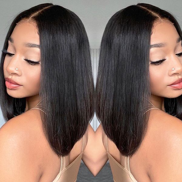 short straight bob wig 13x4 lace front human hair wigs pre-plucke cut short bob wigs 4x4 lace closure bob wigs, Black;brown
short straight bob wig 13x4 lace front human hair wigs pre-plucke cut short bob wigs 4x4 lace closure bob wigs, Black;brown