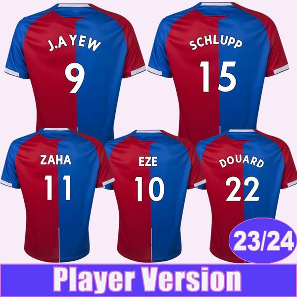 2023 24 zaha eze player version mens soccer jerseys j. ayew edouard schlupp mateta benteke olise andersen mcarthur home football shirts, Black;yellow 
2023 24 zaha eze player version mens soccer jerseys j. ayew edouard schlupp mateta benteke olise andersen mcarthur home football shirts, Black;yellow