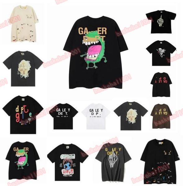 2023 galleryes t shirt depts tshirt designer fashion pure cotton womens high street luxury loose classic print couples size s-xl, White;black
2023 galleryes t shirt depts tshirt designer fashion pure cotton womens high street luxury loose classic print couples size s-xl, White;black
