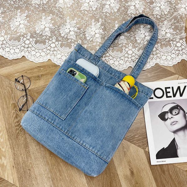 denim shoulder bag fashion student class bag female leisure large capacity canvas handbag leisure shopping bag
denim shoulder bag fashion student class bag female leisure large capacity canvas handbag leisure shopping bag