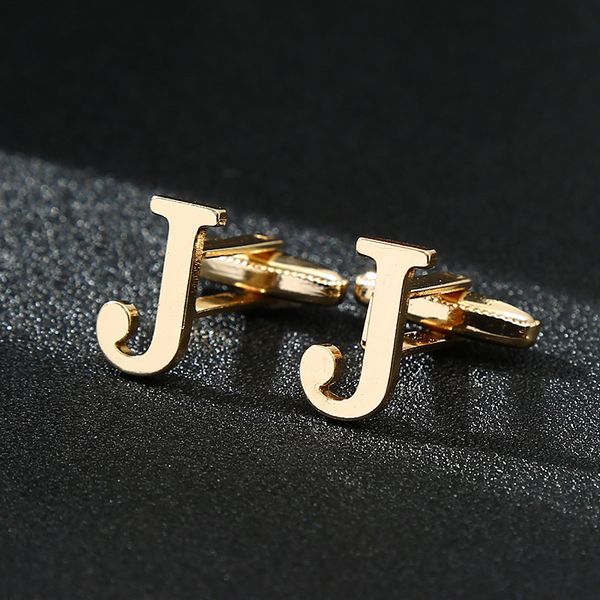 quality foreign trade exclusive gold 26 english letters glossy men's cufflink factory wholesale creative french shirt cufflinks, Silver
quality foreign trade exclusive gold 26 english letters glossy men's cufflink factory wholesale creative french shirt cufflinks, Silver