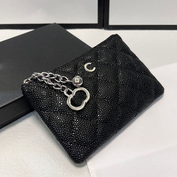 14.5x9cm caviar calfskin leather wallet women designer bag silver metal hardware coin purses card holder with mini ball badge key ring luxur, Red;black
14.5x9cm caviar calfskin leather wallet women designer bag silver metal hardware coin purses card holder with mini ball badge key ring luxur, Red;black