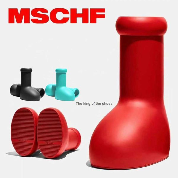 mschf big red boot designer maison mihara yasuhiro rain boots for mens and womens round heads thick bottom non slip tpu rubber shell platfor, Black
mschf big red boot designer maison mihara yasuhiro rain boots for mens and womens round heads thick bottom non slip tpu rubber shell platfor, Black