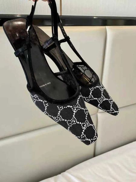 sandals 2023 luxury women's g slingback sandals pump aria slingback shoes are presented in black mesh with crystals sparkling motif bac
sandals 2023 luxury women's g slingback sandals pump aria slingback shoes are presented in black mesh with crystals sparkling motif bac