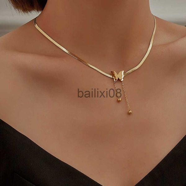 pendant necklaces vintage butterfly neckle women golden stainless steel blade snake chains aesthetic charms choker women jewelry gift to muj, Silver
pendant necklaces vintage butterfly neckle women golden stainless steel blade snake chains aesthetic charms choker women jewelry gift to muj, Silver