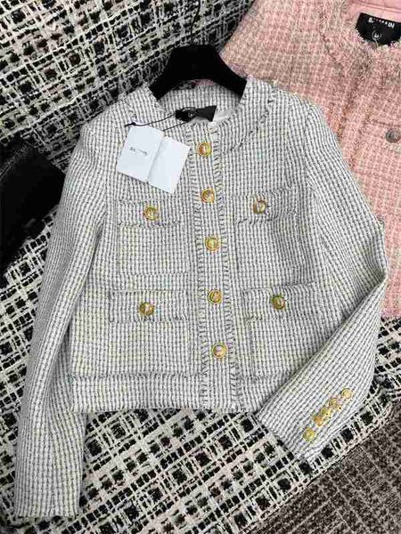 women's jackets designer summer new style celebrity single row metal buckle design fashion versatile short coat women k7s3, Black;brown
women's jackets designer summer new style celebrity single row metal buckle design fashion versatile short coat women k7s3, Black;brown