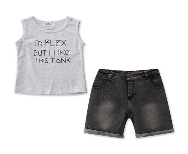 kids designer clothes boys letter t shirts denim shorts 2pcs sets sleeveless children outfits summer kids clothing lqpyw31564114071, White
kids designer clothes boys letter t shirts denim shorts 2pcs sets sleeveless children outfits summer kids clothing lqpyw31564114071, White
