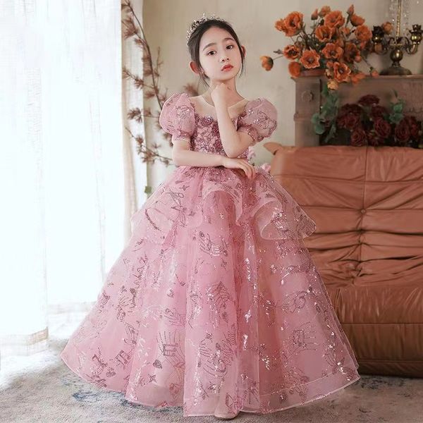 2023 glitter pink flower girl dresses sequin baby girl dress square puffy dresses for girls kids birthday party gown kids formal wear shiny, White;blue
2023 glitter pink flower girl dresses sequin baby girl dress square puffy dresses for girls kids birthday party gown kids formal wear shiny, White;blue