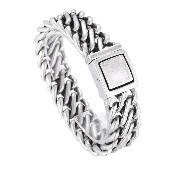 mens bracelet casting braided riding crop curb link chains stainless steel jewelry 20mm 8.26inch 117g heavy beautiful gifts for father .husb, Black
mens bracelet casting braided riding crop curb link chains stainless steel jewelry 20mm 8.26inch 117g heavy beautiful gifts for father .husb, Black
