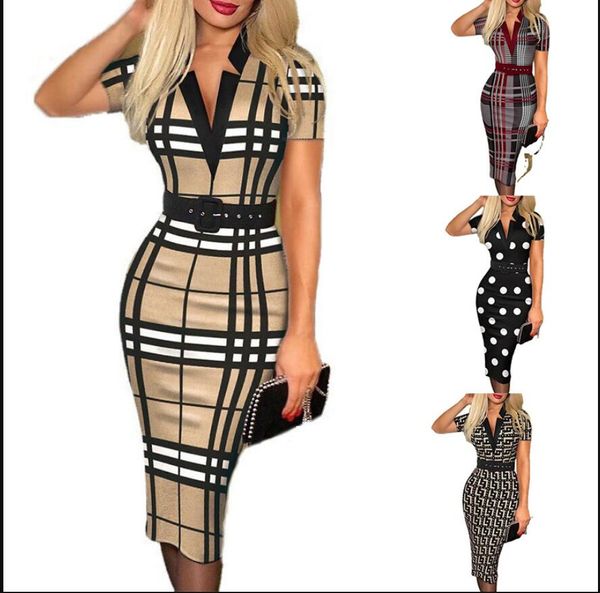 new women fashion casual dresses elegant black stripe classic printed dress party skinny pluz size dresses, Black;gray
new women fashion casual dresses elegant black stripe classic printed dress party skinny pluz size dresses, Black;gray