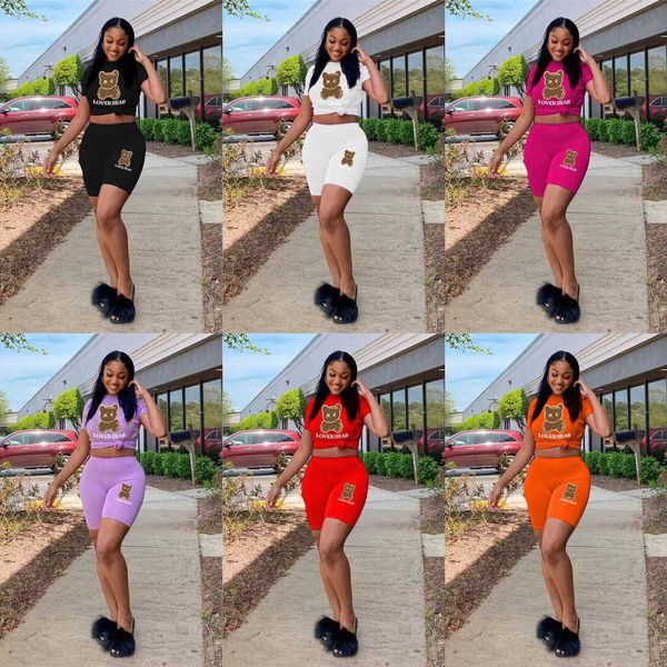 4xl 5xl womens plus size tracksuits summer sports outfits 2 piece pants set bear printed short sleeve t shirt and shorts suit, Gray
4xl 5xl womens plus size tracksuits summer sports outfits 2 piece pants set bear printed short sleeve t shirt and shorts suit, Gray