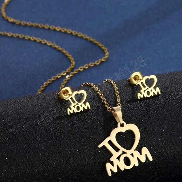 gold color hollow out mom heart letter earrings necklace for women simple delicate stainless steel earrings mother's day gifts, Silver
gold color hollow out mom heart letter earrings necklace for women simple delicate stainless steel earrings mother's day gifts, Silver
