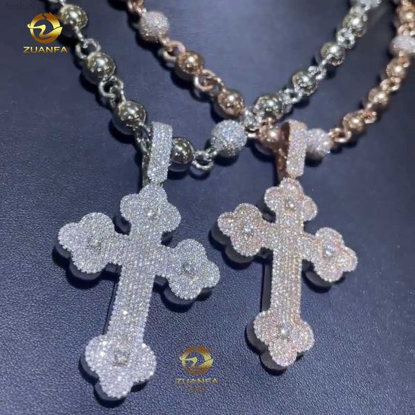 luxury gold rose gold silver cross pendant vvs baguette moissanite diamond iced out pendant necklace
luxury gold rose gold silver cross pendant vvs baguette moissanite diamond iced out pendant necklace