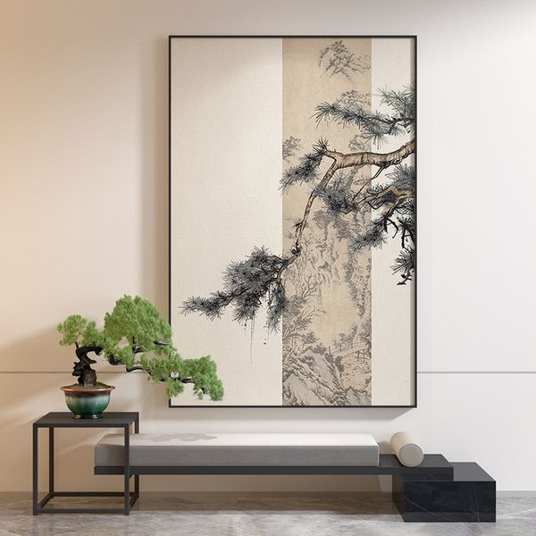 new chinese entrance decoration painting, pine bamboo plum, chinese style welcoming pine, hanging painting in the living room, zen mural in
new chinese entrance decoration painting, pine bamboo plum, chinese style welcoming pine, hanging painting in the living room, zen mural in