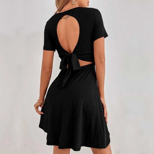 casual dresse women's 2023 backl strap v-neck ruffle short skirt temperament women's dresses, Black;gray
casual dresse women's 2023 backl strap v-neck ruffle short skirt temperament women's dresses, Black;gray
