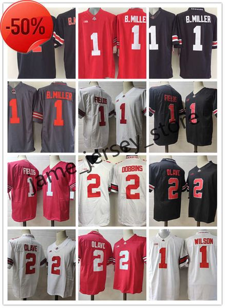 ncaa ohio state buckeyes football jersey 1 braxton miller 1 justin fields 1 dontre wilson 2 j. k. dobbins 2 chris olave, Black;red
ncaa ohio state buckeyes football jersey 1 braxton miller 1 justin fields 1 dontre wilson 2 j. k. dobbins 2 chris olave, Black;red