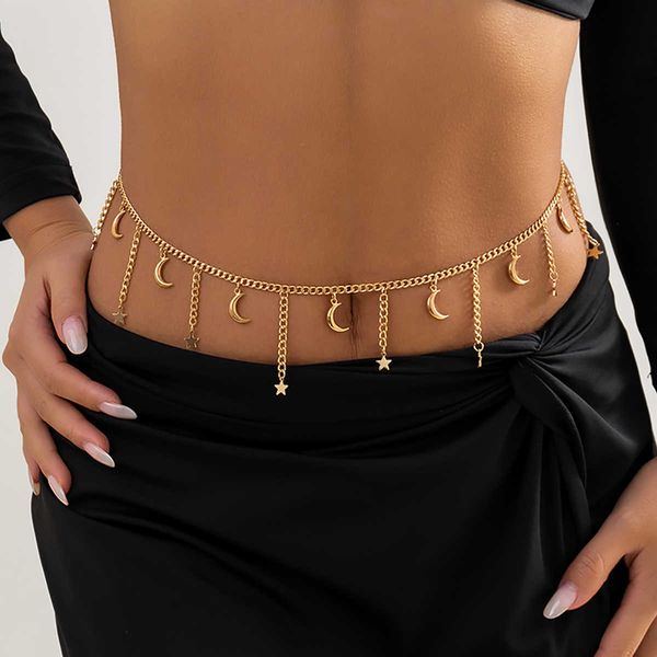 salircon fashion metal star moon tassel pendant waist chain vintage bikini beach belly body chain charm summer jewelry aa230531, Silver
salircon fashion metal star moon tassel pendant waist chain vintage bikini beach belly body chain charm summer jewelry aa230531, Silver
