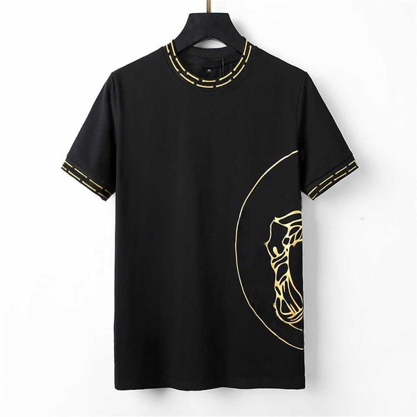 designer mens t shirts soft cotton short sleeves t-shirts embroidery anti wrinkle fashion casual men's clothing apparel, White;black
designer mens t shirts soft cotton short sleeves t-shirts embroidery anti wrinkle fashion casual men's clothing apparel, White;black