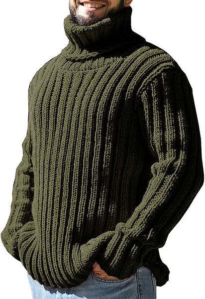 mens turtleneck sweaters winter thick ribbed knit loose fit chunky thermal cable pullover knitwear, White;black
mens turtleneck sweaters winter thick ribbed knit loose fit chunky thermal cable pullover knitwear, White;black