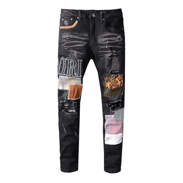 20ss mens designer jeans distressed ripped biker slim fit motorcycle denim for men fashion jean mans pants pour hommes #05, Blue
20ss mens designer jeans distressed ripped biker slim fit motorcycle denim for men fashion jean mans pants pour hommes #05, Blue