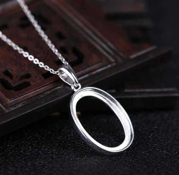 fine silver 925 sterling silver pendant semi mount pendant for 14x20mm oval cabochon amber agate opal jewelry setting no necklace23480300
fine silver 925 sterling silver pendant semi mount pendant for 14x20mm oval cabochon amber agate opal jewelry setting no necklace23480300