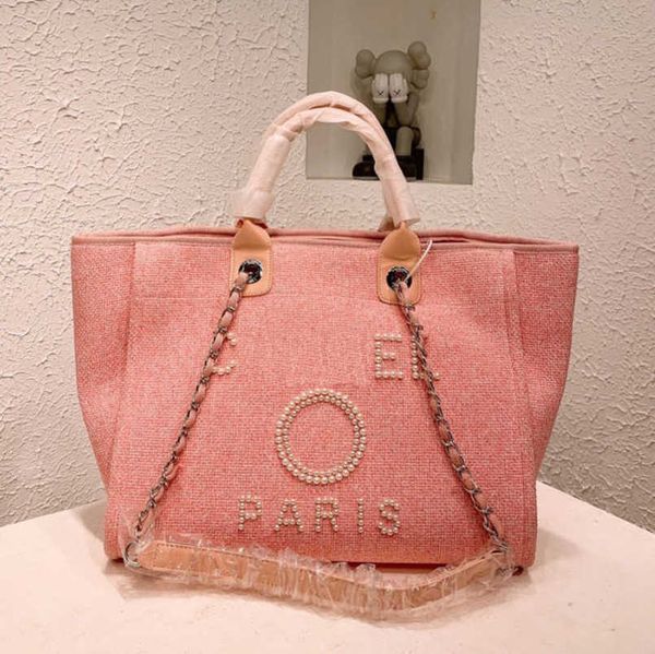 women's luxury beach bag brand hand bags ch embroidered handbag female pearl big shopping small backpacks designers canvas chain backpa
women's luxury beach bag brand hand bags ch embroidered handbag female pearl big shopping small backpacks designers canvas chain backpa