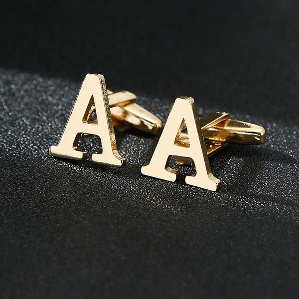 foreign trade exclusive gold 26 english letters glossy men's cufflink factory wholesale creative french shirt cufflinks classic, Silver
foreign trade exclusive gold 26 english letters glossy men's cufflink factory wholesale creative french shirt cufflinks classic, Silver